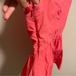 Kate Spade Shore Thing Button Back Peach Sherbet Peplum Top Coral- Size 6 Photo 9