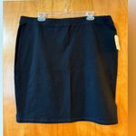 Faded Glory  Black Tube Short Skirt Pull On NWT Size XXL 20 Photo 0