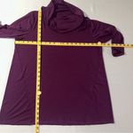 J. Jill • Wearever Collection Deep Purple 3/4 Sleeve Cowl Neck Size L Petite Photo 8