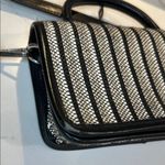 ZARA Crossbody Bag Black and Cream Elegant Design Photo 14