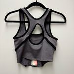 NWT Free People FP Movement Cross Bar Cami, Grey & Black | Size Medium Gray Photo 3