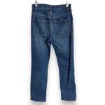 Gap Womens Jeans Sz 0 25R High Rise Straight Blue Denim Dark Moran Photo 1