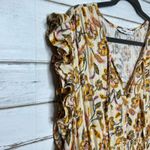 Sonoma Yellow Floral Maxi Dress Plus Size 3X Photo 7