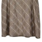 Karen Kane  Bias Cut Glen Plaid Skirt Tan Brown size Large Elastic Waist Pull On Photo 4
