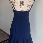 Trina Turk  Cut Out Cocktail Mini Navy Dress Sz 2 Photo 6
