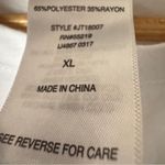 Modern Lux  FIANCE White Sleeveless Top Sz XL NWT Photo 3