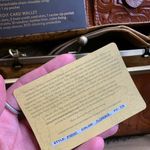 Patricia Nash Authentic LEATHER EMBOSSED GRAPE LEAF FRAME CROSB/CLUTCH/WALLET Photo 4