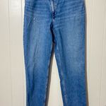 Abercrombie & Fitch Abercrombie Fitch Jeans The'90s Slim Straight Ultra High Rise Criss Cross SZ 32 Photo 0