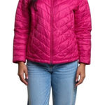 Columbia  Omni-Heat Pink Chevron Puffer Jacket XL Women’s Winter Coat Photo 0