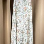 Frye  Floral Maxi Dress L Sleeveless Button Romantic Cottagecore Country Peasant Photo 0