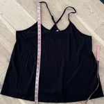Old Navy Black Ribbed Racerback Cami Tank Top Adjustable Straps Size Large Photo 6