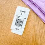 L Space Bikini Bottom Medium Jewel Purple Wilder Double Strap Summer Beach Swim‎ Photo 2