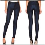 Hudson Jeans 𝅺Hudson Nico super skinny midnight stellar metallic blue shimmer black jeans Photo 1