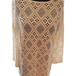 Haute Hippie Cream Crochet Swim Coverup Photo 0