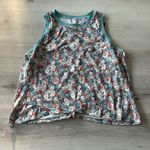 The North Face Dawndream Cross-Front Muscle Tank Reef Waters Daisy Print XXL NWT Photo 2