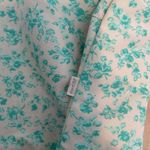 Levi's Women's Yvie Crop Blouse Puff Sleeves Smocked Green Floral Western XS Photo 5