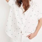 Madewell Embroidered Cactus Courier Oversized Short Sleeve Button Down Shirt 🌵 Photo 0