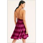 Free People NWT  Seashell Tie Dye Sleeveless Tunic In Wine Combo Photo 2