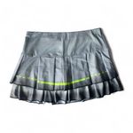 Lucky In Love Scalloped Pleated Skirt Size M Gray Size M Photo 3