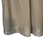 Coldwater Creek  Beige Sleeveless Layered Sequins Detail Blouse Women Sz M Photo 4