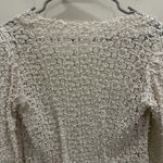 None VTG Ivory Beaded Lace Cardigan Pearl & Sequin Embellished Party Bridal NYE Glam Photo 7