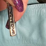 Italian Design Nuovedive Sequin & Leather Handbag Blue Photo 7