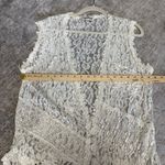 Gina Blaneź Vintage 80s 90s Y2K Off White Patchwork Lace Vest Size L Photo 5