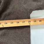 Lands' End Sz S 6 8 Ruffle Front Cardigan Brown Wool Blend Cottagecore Regency Photo 3