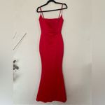 House Of CB  'Olivette' Red Rose Satin Corset Maxi Dress‎ NWOT size XL Photo 5