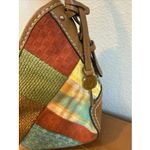Fossil Vintage  Leather Patchwork Shoulder Bag With Key Photo 5