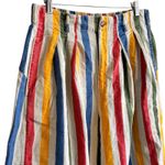 We The Free Ridley Baja Pull-On Barrel Trousers Striped Multicolor L Photo 7