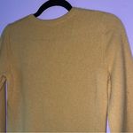 Prive Size S Yellow Cashmere Sweater Crew Neck Minimalist Contemporary Capsule Photo 5