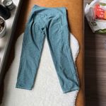 Crop Leggings with Pockets High Waisted‎ Activewear Athletic Yoga Pants Green Size M Photo 5