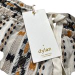 Dylan Carmel Drawstring Shorts 100% Cotton Black Camel Tan Size XL NEW Photo 5