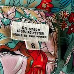 Vintage Jane Schaffhasen Belle France Midi Dress 90s Horse Derby Dog British Green Size 8 Photo 4