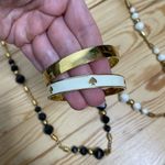 Kate Spade ‎ Statement Necklace Bracelet Bangle Lot Cut to the Chase Idiom Gold Photo 1