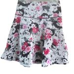 Amy Byer  Size 16 pink white and brown floral skirt Photo 2