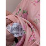 Love Shack Fancy  X Target Cecile Pink Satin Floral Puff Sleeve Mini Dress Size 6 Photo 9
