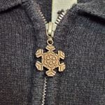 Studio Works Vintage  Woman’s Thick Knit Christmas Seasonal Sweater Jacket Photo 3