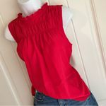 Joie  Rose Petal Red (Cayenne)
Sleeveless Smocked Keyhole Back Tank
Blouse Small Photo 2