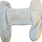 Princess Polly  Ariah Long‎ Sleeve Top White Size 4 Photo 0