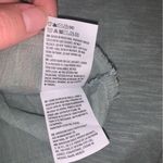 American Eagle NWOT Outfitters AE Sage Green Ruffle Peplum Hem V Neck Tank Top S Photo 10