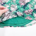 No Boundaries  Y2K Style Floral Printed Lacy Tiered Ruffle Sleeve V-neck Top Photo 7