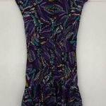 Rampage Vintage 90s Button Down Midi Dress 1990s Print Shoulder Pads VTG 9/10 Photo 0