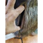 Rue 21  Faux Fur Lined Vest Jacket Pockets L/XL Brown Hook/Eye Closure Fluffy Photo 5