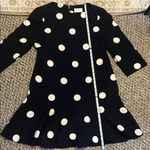 Kate Spade Navy Dress with Pink Polka Dots, Size 8 Photo 7