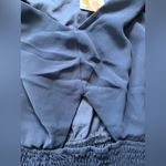 PRETTYGARDEN NEW Blue Casual V Neck Short Sleeve Tiered Mini Beach Vacation Dress 2X Photo 2