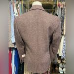 Raphaelo Vintage Wool Jacket/Blazer S11 Berry/Tan. Photo 2
