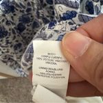 Lucky Brand Blue and White Flowy Floral Midi Dress Size XS Photo 3