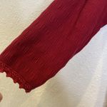 Carolyn Taylor  V-Neck 3/4 Length Sleeve Textured Casual Top EUC Sz Sm Women’s Photo 2